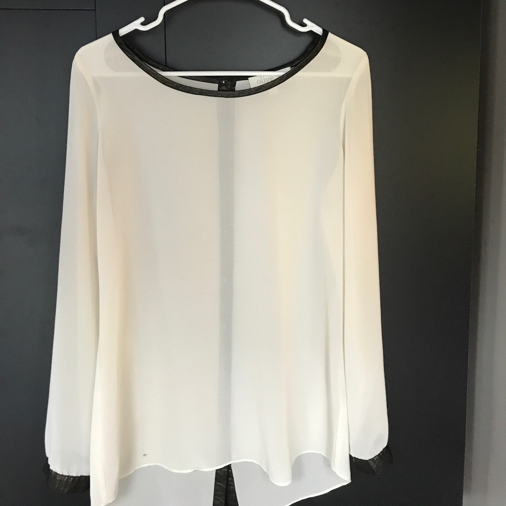 Sheer blouse
